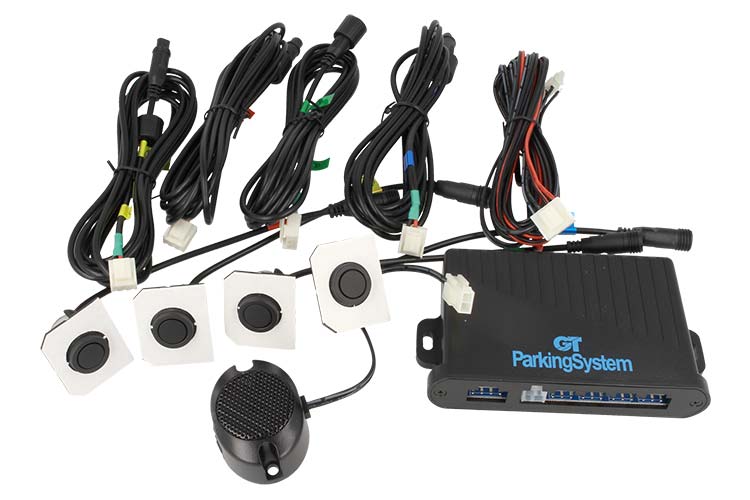 Kit Sensore Di Parcheggio Posteriore GT Auto Sensor Packing System PSF con  Buzzer Cicalino e 4 Capsule US - Led Mauro Mania