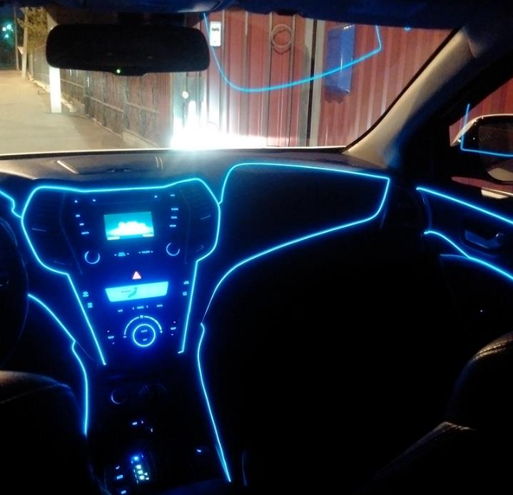 Linea di decorazione a strisce LED per interni auto 3M luce al